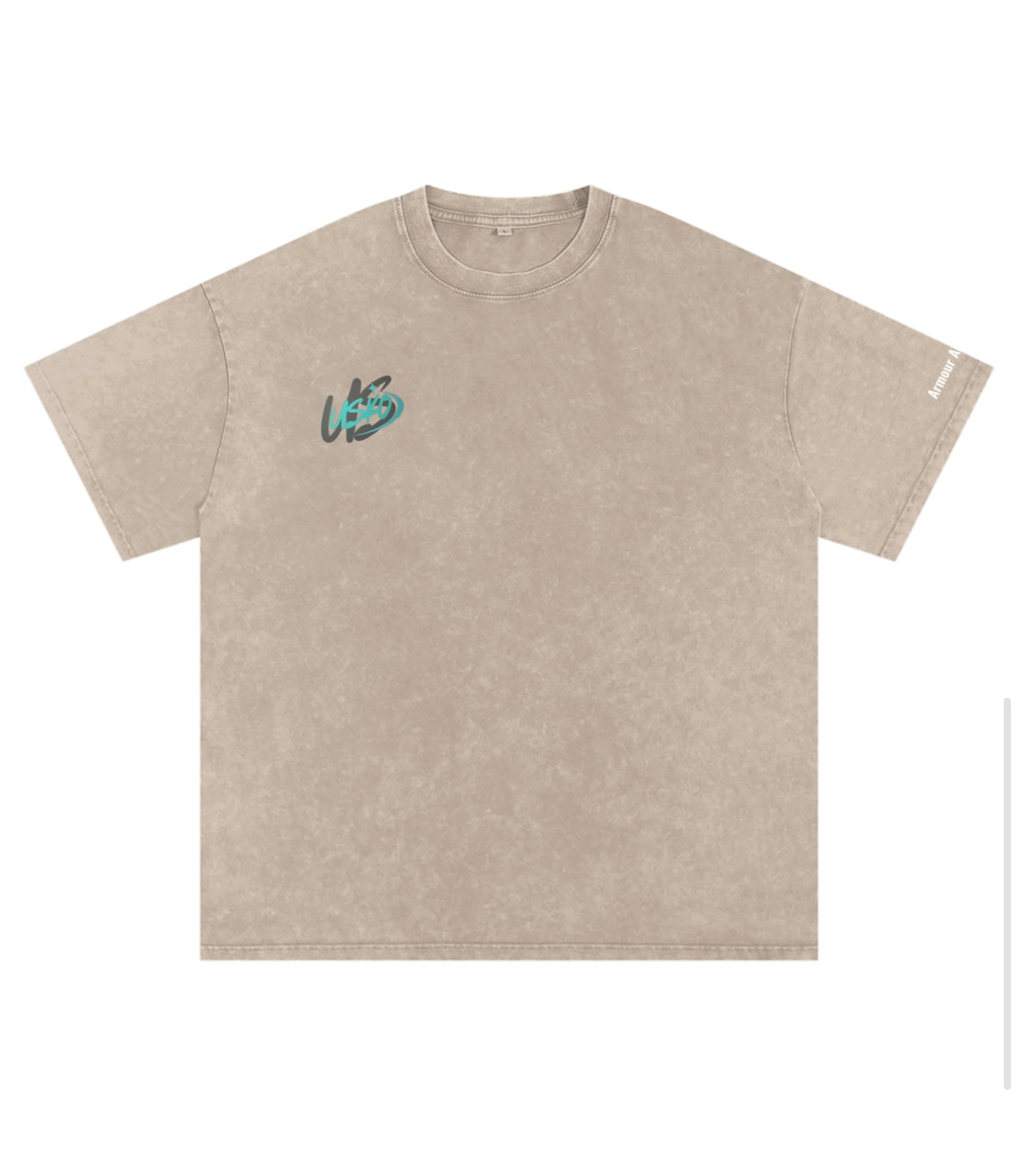 Usko- Snow Washed Boxy T-Shirt