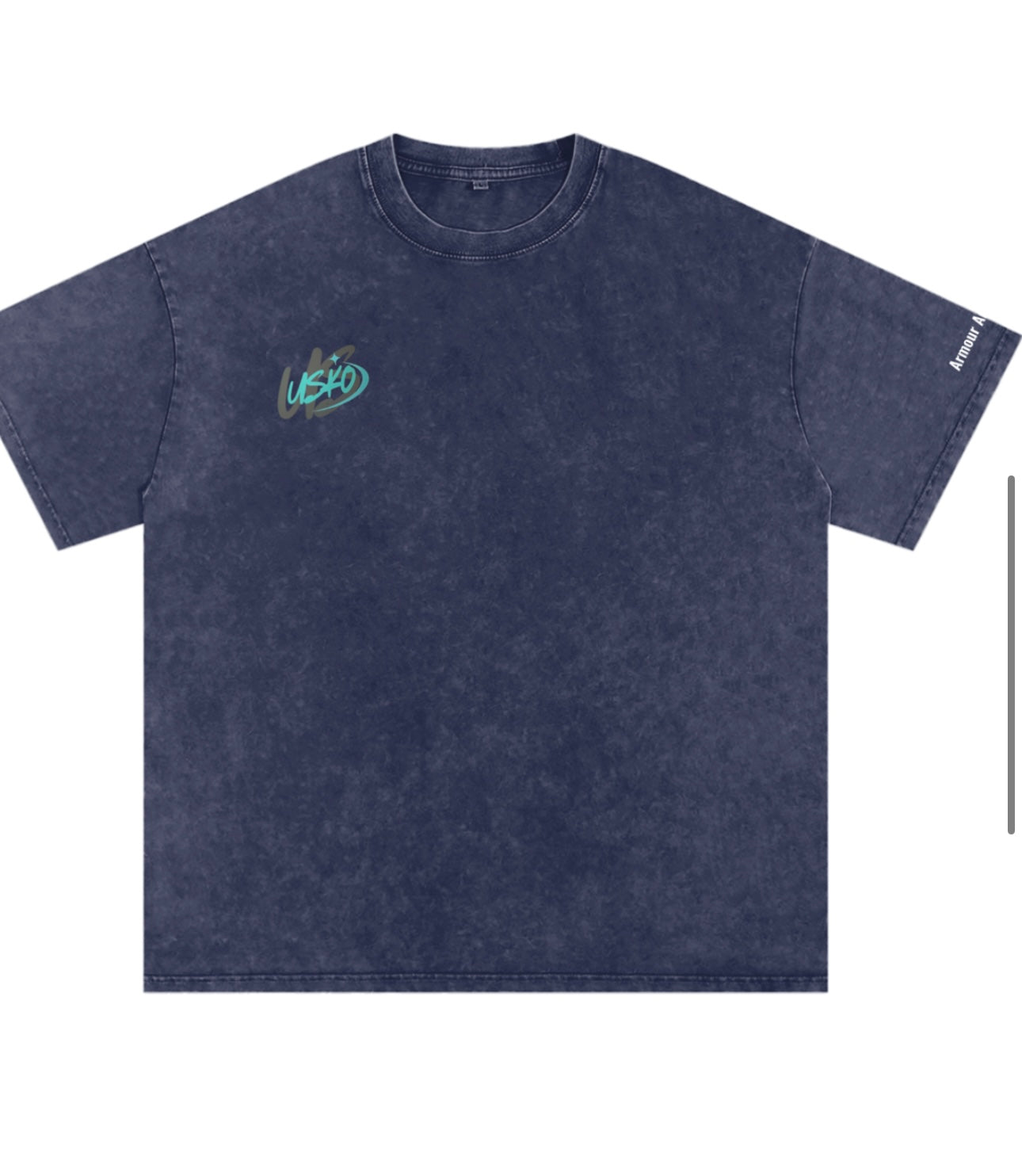 Usko- Snow Washed Boxy T-Shirt